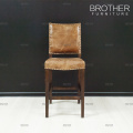 New design furniture antique velvet leather bar chair